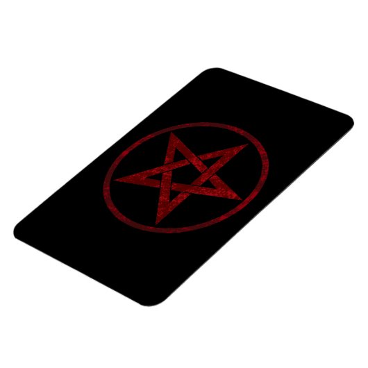 Red Devil Pentagram Magnet (Linke Seite)