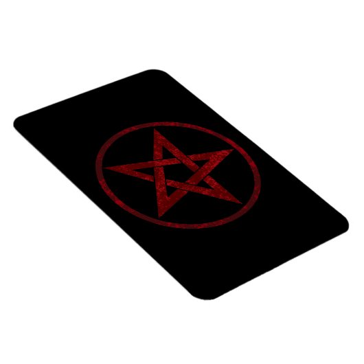 Red Devil Pentagram Magnet (Rechte Seite)