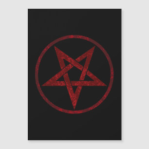 Red Devil Pentagram Magneteinladung