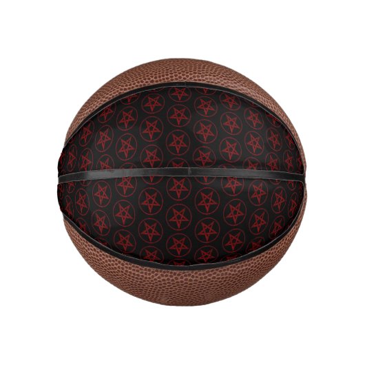Red Devil Pentagram Mini Basketball (Vorderseite)
