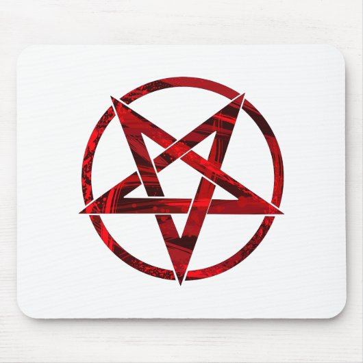 Red Devil Pentagram Mousepad (Vorne)
