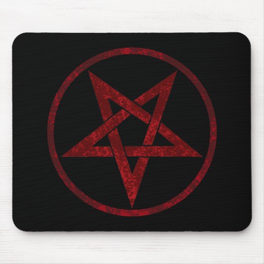 Red Devil Pentagram Mousepad (Vorne)