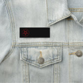 Red Devil Pentagram Namensschild (Beispiel)