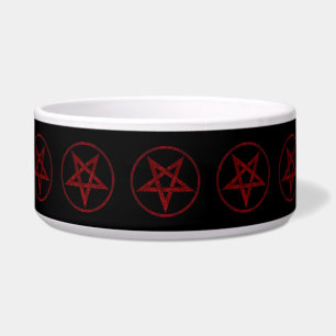 Red Devil Pentagram Napf