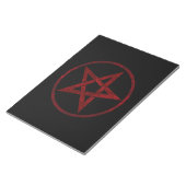 Red Devil Pentagram Notizblock (angewinkelt)