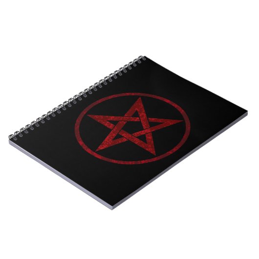 Red Devil Pentagram Notizblock (Linke Seite)