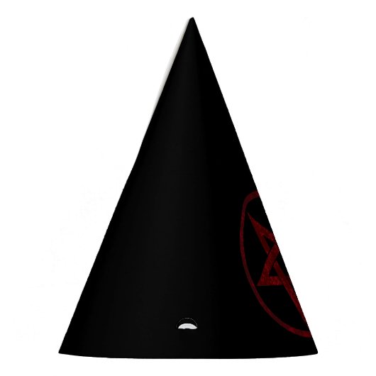 Red Devil Pentagram Partyhütchen (Links)