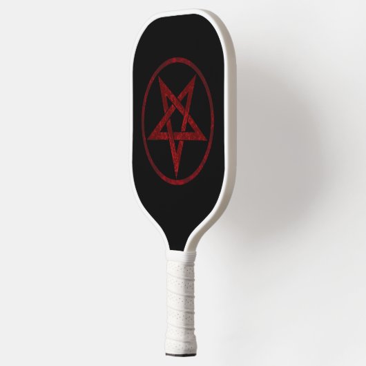 Red Devil Pentagram Pickleball Schläger (Links)