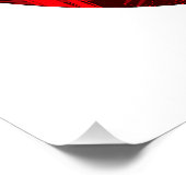 Red Devil Pentagram Poster (Ecke)