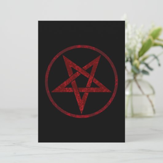 Red Devil Pentagram Programm (Stehend Vorderseite)