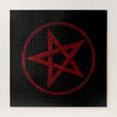 Red Devil Pentagram Puzzle (Horizontal)