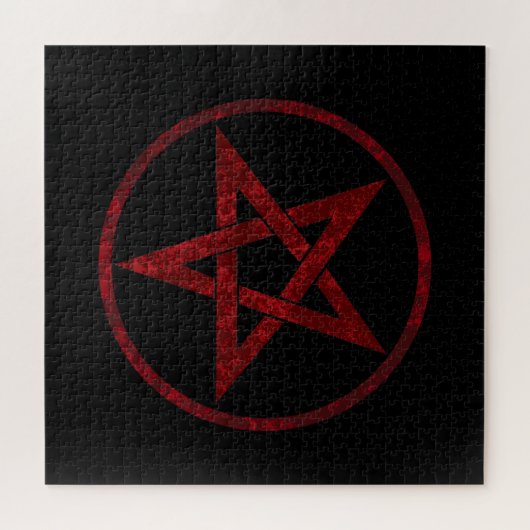 Red Devil Pentagram Puzzle (Horizontal)