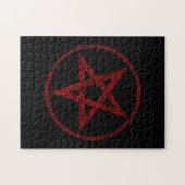 Red Devil Pentagram Puzzle (Horizontal)