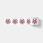Red Devil Pentagram Ripsband (Vorderseite)