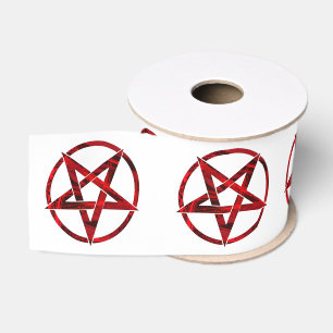 Red Devil Pentagram Ripsband