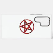 Red Devil Pentagram Samsung Galaxy Hülle (Rückseite (Horizontal))