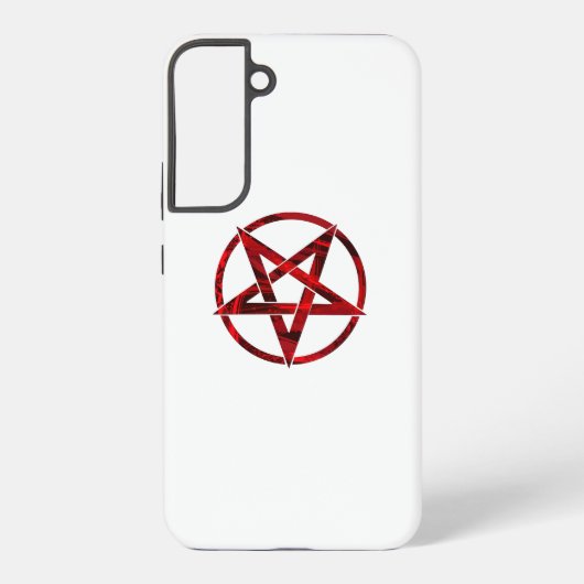 Red Devil Pentagram Samsung Galaxy Hülle (Rückseite)