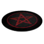 Red Devil Pentagram Schneidebrett (Ecke)