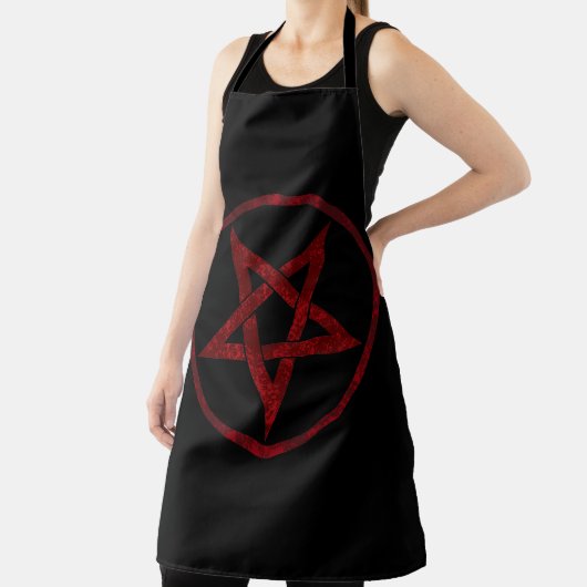 Red Devil Pentagram Schürze (InSitu)