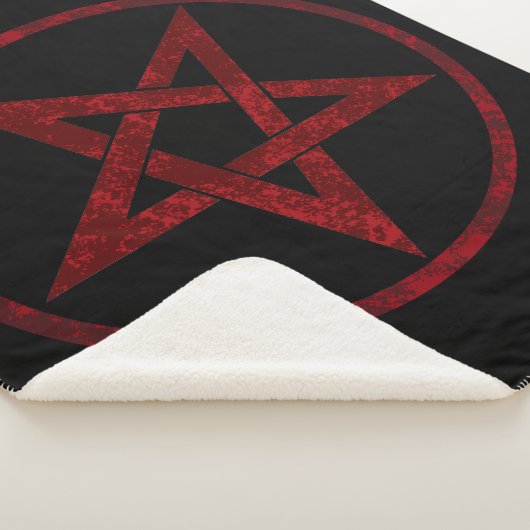 Red Devil Pentagram Sherpadecke (3/4)