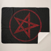 Red Devil Pentagram Sherpadecke (Vorderseite (Horizontal))