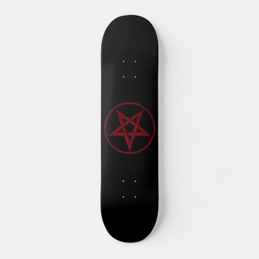 Red Devil Pentagram Skateboard (Vorderseite)