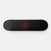 Red Devil Pentagram Skateboard (Horizontal)