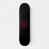 Red Devil Pentagram Skateboard (Vorne)