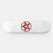 Red Devil Pentagram Skateboard (Horizontal)