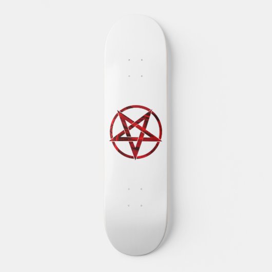 Red Devil Pentagram Skateboard (Vorderseite)