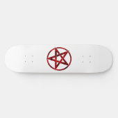 Red Devil Pentagram Skateboard (Horizontal)