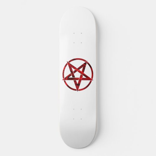 Red Devil Pentagram Skateboard (Vorderseite)