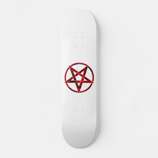 Red Devil Pentagram Skateboard (Vorderseite)