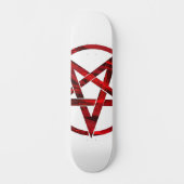 Red Devil Pentagram Skateboard (Vorderseite)