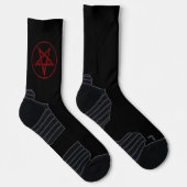 Red Devil Pentagram Socken (Rechts)