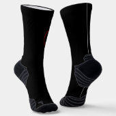 Red Devil Pentagram Socken (Gewinkelt)