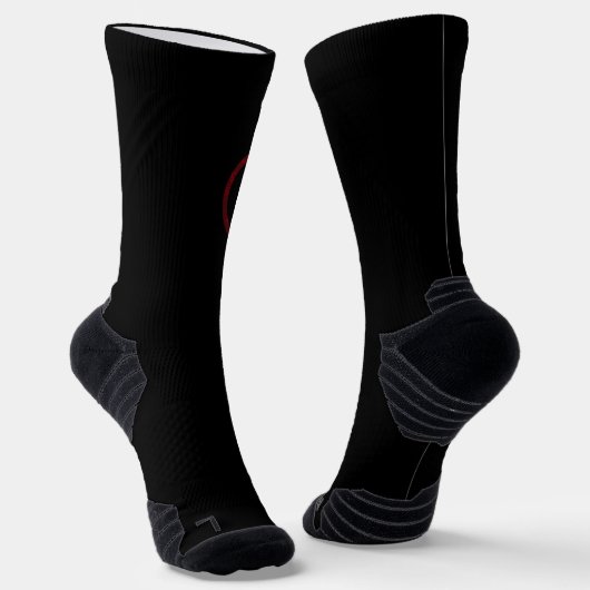Red Devil Pentagram Socken (Gewinkelt)