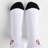 Red Devil Pentagram Socken (Oben)