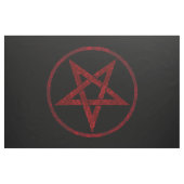 Red Devil Pentagram Stoff (Yard (91,4 cm))
