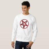 Red Devil Pentagram Sweatshirt (Vorne ganz)