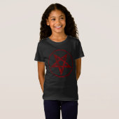 Red Devil Pentagram T-Shirt (Vorne ganz)