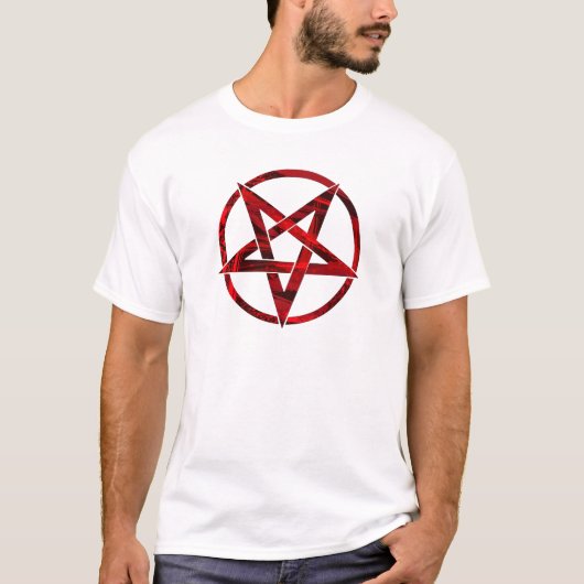 Red Devil Pentagram T-Shirt (Vorderseite)