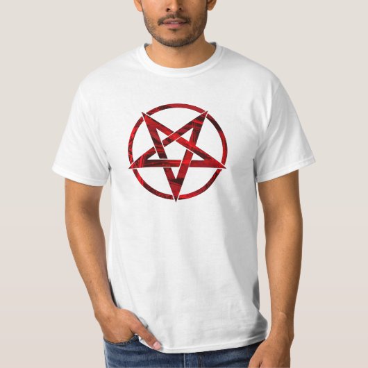 Red Devil Pentagram T-Shirt (Vorderseite)