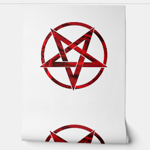 Red Devil Pentagram Tapete