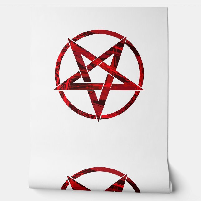 Red Devil Pentagram Tapete (Abrollen)