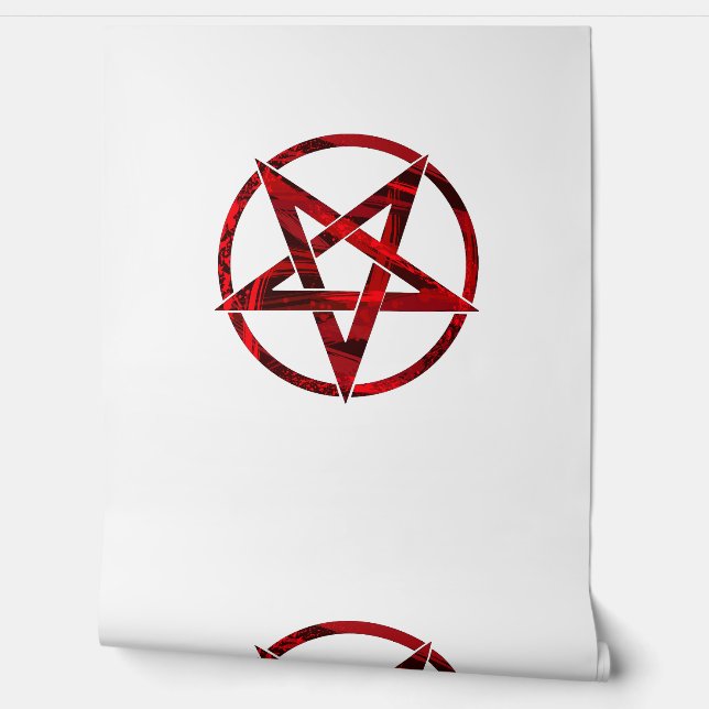 Red Devil Pentagram Tapete (Abrollen)