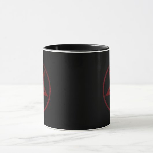 Red Devil Pentagram Tasse (Zentrum)