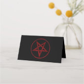 Red Devil Pentagram Terminkarte (Vorderseite)