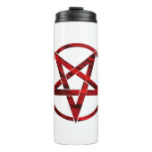Red Devil Pentagram Thermosbecher (Vorderseite)