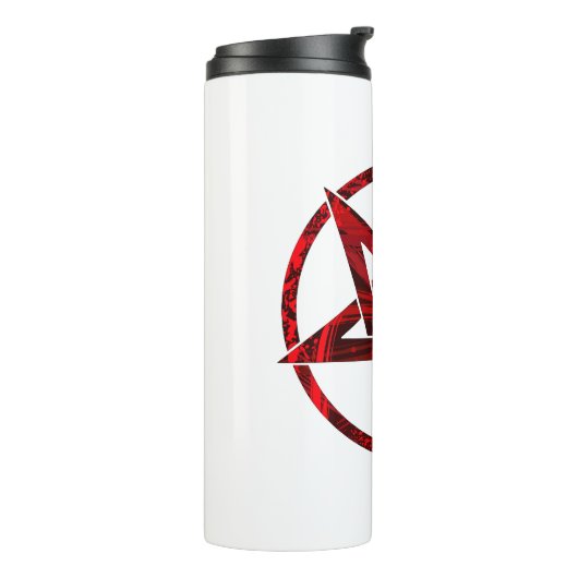 Red Devil Pentagram Thermosbecher (Nach links gedreht)